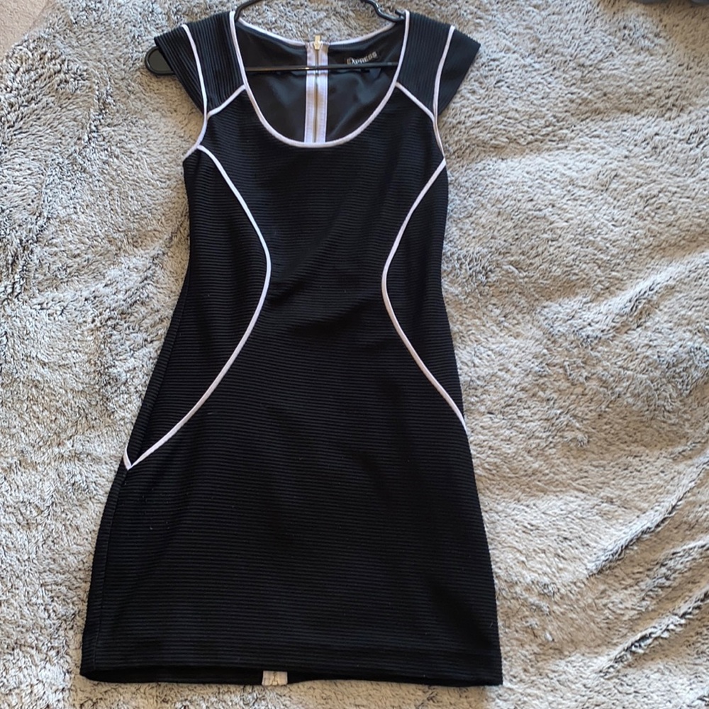 Express Ribbed Bodycon Dress